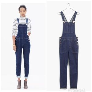 Madewell Denim Skinny Overalls Judd Wash S